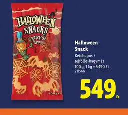 Lidl Halloween Snack ajánlat