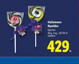 Lidl Halloween Nyalka ajánlat