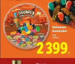 Lidl Halloween Gumicukor ajánlat