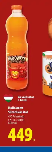 Lidl Halloween Sütőtökös ital ajánlat