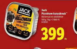 Lidl Jack Pástétom kutyáknak ajánlat