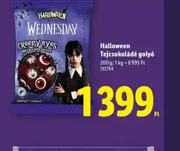 Lidl Halloween Tejcsokoládé goly ajánlat