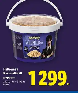 Lidl Halloween Karamellizált Popcorn ajánlat