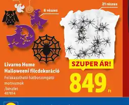 Lidl Livarno Home Halloweeni filedekoráci ajánlat