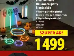 Lidl Livarno Home Halloweeni party kiegészítők ajánlat