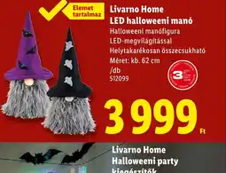 Lidl Livarno Home LED halloweeni man ajánlat