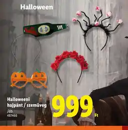 Lidl Halloweeni hajpánt / szemüveg ajánlat