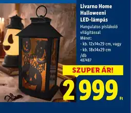 Lidl Livarno Home Halloweeni LED-lámpás ajánlat
