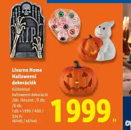 Lidl Livarno Home Halloweeni dekorácik ajánlat