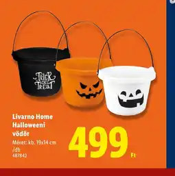 Lidl Livarno Home Halloweeni vödör ajánlat