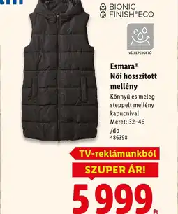 Lidl Esmara Női hosszított mellény ajánlat