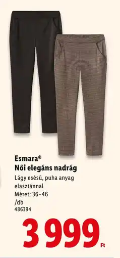 Lidl Esmera Női elegáns nadrág ajánlat