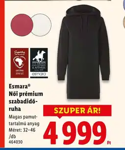 Lidl Esmara Női prémium szabadidőruha ajánlat