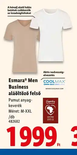 Lidl Esmara Men Business aláöltöző felső ajánlat