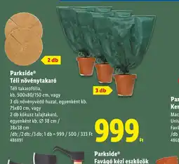 Lidl Parkside Téli növénytakar ajánlat