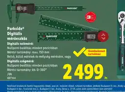 Lidl Parkside Digitális mérőeszköz ajánlat
