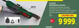 Lidl Parkside Multifunkcis szerszám ajánlat