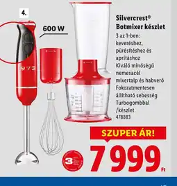 Lidl Silvercrest Botmixer készlet ajánlat