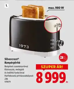 Lidl Silvercrest Kenyérpirít ajánlat