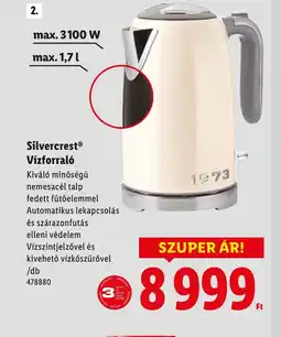 Lidl Silvercrest Vízforral ajánlat