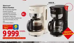 Lidl Silvercrest Filteres kávéfőző ajánlat
