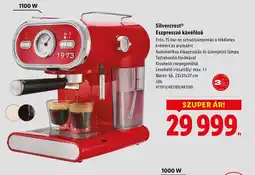 Lidl Silvercrest Eszpressz kávéfőző ajánlat