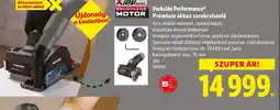 Lidl Parkside Performance Prémium akkus sarokcsiszol ajánlat