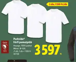 Lidl Parkside Férfi pamutpl ajánlat