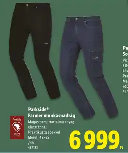 Lidl Parkside Farmer munkásnadrág ajánlat