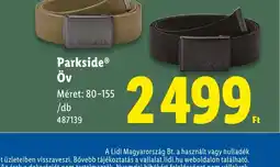 Lidl Parkside Öv ajánlat
