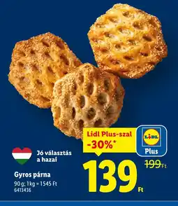 Lidl Gyros párna ajánlat