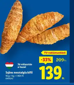Lidl Sajtos nosztalgia kifli ajánlat