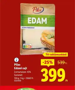 Lidl Pilos Edámi sajt ajánlat