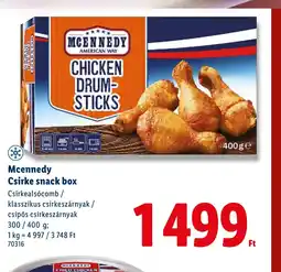 Lidl Mcennedy Csirke snack box ajánlat
