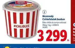 Lidl Mcennedy Csirkefalatok boxban ajánlat