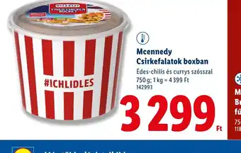 Lidl Mcennedy Csirkefalatok boxban ajánlat