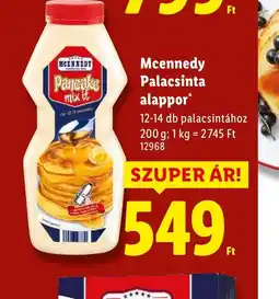 Lidl Mcennedy Palacsinta alappor ajánlat