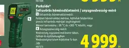 Lidl Parkside Infravörös hőmérsékletmérő / anyagnedvesség-mérő ajánlat