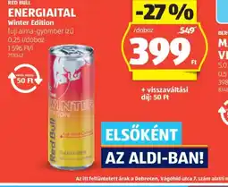 ALDI Red Bull Energiaital ajánlat