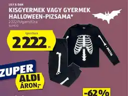 ALDI Lily & Dan Kisgyermek vagy Gyermek Halloween-pizsama ajánlat