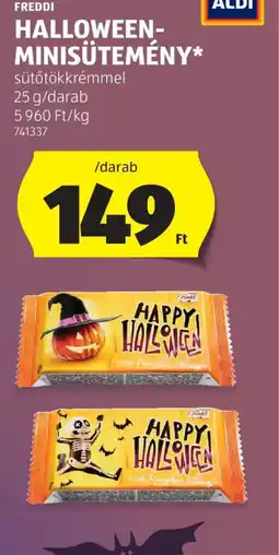 ALDI Freddi Halloween Minisütemény ajánlat