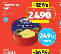 ALDI Tolle Trappista Sajt ajánlat