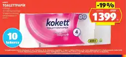 ALDI Kokett Toalettpapír ajánlat