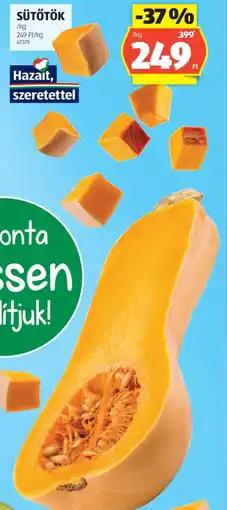 ALDI Sütőtök ajánlat