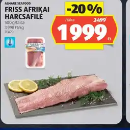 ALDI Friss Afrikai Harcsafile ajánlat