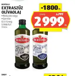 ALDI Bertolli Extraszűz Olívaolaj ajánlat