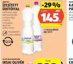 ALDI Aquitas IRSAI OLIVÉRzes száraz fehérbor 0,75 1/üvegtett Üd száraz fehérbor 0,75 1/üvegtőital ajánlat