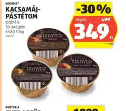 ALDI Gourmet Kacsamáj-pástétom ajánlat