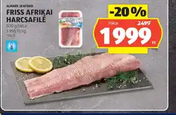 ALDI Almare Seafood Friss Afrikai Harcsafilé ajánlat