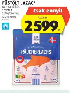 ALDI Almare Seafood Füstölt Lazac ajánlat